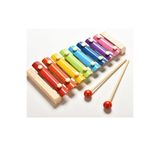 Wooden Toys Fx Ahşap Ksilofon 8 Nota 8 Ton 8 Tuşlu Sesli Selefon Oyuncak Star Collection 210035