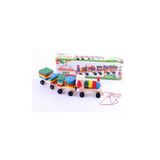 Wooden Toys Geometric Building Block Car