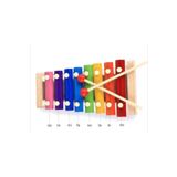 Wooden Toys Tangram Hediyeli Ahşap 8 Notalı Ksilofon