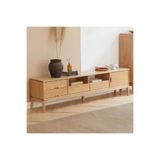 WoodenDecoration01 Evora TV Ünitesi Masif Ahşap