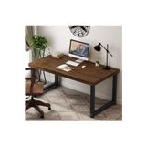 Woodenly Rustik Ahşap Dekoratif Çalışma Masası Ahşap Ofis Masası
