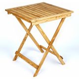 Woodensa 60x60 cm Katlanır Bahçe Masası Ahşap Tasarım ile Şık ve Pratik Kullanım