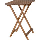 Woodensa Ahşap Katlanır Balkon Masası Bahçe Masası 50X50 cm Klasik Tasarım Masif Ahşap Malzeme