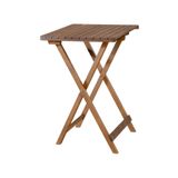 Woodensa Ahşap Katlanır Balkon Masası Bahçe Masası 50X50 cm