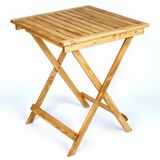 Woodensa Balkon Masası Bahçe Masası Katlanır Masa Ahşap Masa 60*60 cm
