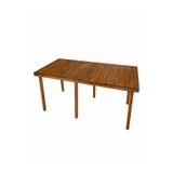 WOODENSA Çok Amaçli Katlanabilir Kamp, Piknik Masasi Ceviz 60x60x9