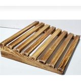 WOODENSA Doğal Ahşap Masa Altı Ayaklık Yükseltici Ayak Standı Eskitme Malzeme ile El Yapımı