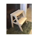 WOODENSA Merdiven Tabure ,ahşap Basamak Yükseltici TBR001