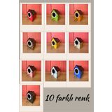 WoodenZoo Ahşap Dekoratif Kuş Evi Yuvası, Yuvalık, Balkon , Bahçe Aksesuarı 10'lu