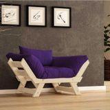 Woodesk Adalar Masif Natural-mor Renk Berjer