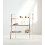 Woodesk Albero Masif Ahşap Kitaplık, 90X90, Natural Renk, Cpt4654-90