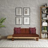 Woodesk Arin Masif Natural-Kiremit Renk Sedir CPT8373-200 - 140 x 75