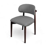 Woodesk Avalon Masif Ahşap Ayaklı Sandalye Ceviz Antrasit Snd3050-Cant