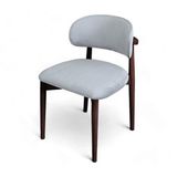 Woodesk Avalon Masif Ahşap Ayaklı Sandalye Ceviz Gri Snd3051-Cg