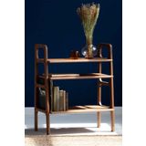 Woodesk Brooklyn, Ahşap Kitaplık, 90X75, Tik Renk, Cpt4663-75