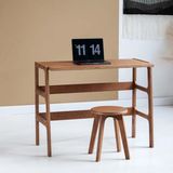 Woodesk Ceres Ahşap Çalışma Masası 125X60 Tik Renk CPT4632-125 - 125 x 60 cm