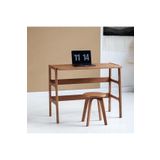 Woodesk Ceres Ahşap Çalışma Masası 125X60 Tik Renk Cpt4632-125