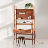 Woodesk Cosmos Ahşap Çalışma Masası 100X50 - 100 x 50 cm - Tik