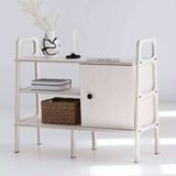 Woodesk CPT4653-120 Rovere Masif Ahşap 120x90 CM Beyaz Renk Dolap