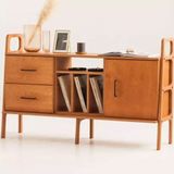 Woodesk Cpt4688-140 Brise Masif Ahşap 140x90 cm Natural Renk Dolap