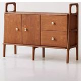 Woodesk Cpt4699-120 Valle Masif Ahşap 120x90 cm Tik Renk Dolap