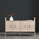 Woodesk CPT4709-140 Astre Masif Ahşap 140x90 CM Natural Renk Dolap