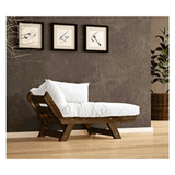Woodesk CPT8131-140 Kırık Beyaz Adalar Masif Ceviz Berjer