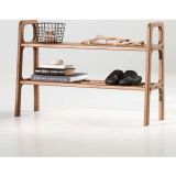 Woodesk Escala, Masif Ahşap, Ayakkabılık Ve Raf Sistemi, 100X65, Tik Renk, Cpt4734-100