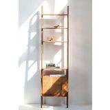 Woodesk Esperanza, Ahşap Kitaplık Ve Raf Ünitesi, 190X50, Tik Renk, Cpt4761-190