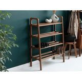 Woodesk Faro, Ahşap, Ayakkabılık ve Raf Sistemi, 115 x 75, Ceviz Renk, CPT4728-75