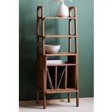Woodesk Fiore, Ahşap Kitaplık Ve Raf Ünitesi, 140X50 Natural Renk