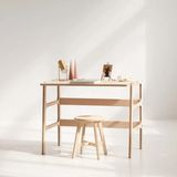 Woodesk Gordion Ahşap Çalışma Masası 100X60 Natural Renk CPT4625-100 - 100 x 60 cm - Naturel