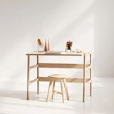 Woodesk Gordion Ahşap Çalışma Masası 100x60 Natural Renk Cpt4625-100 Renksiz