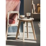 Woodesk Ihlamur, Ahşap Tabure, 32X41 cm (1 Adet) - Naturel
