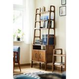 Woodesk Layer, Masif Ahşap Kitaplık Ve Raf Ünitesi, 190X75, Tik Renk, Cpt4752-190