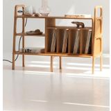 Woodesk Legno Masif Ahşap Kitaplık Ve Raf Ünitesi, 120X90, Tik Renk, Cpt4694-120