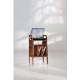 Woodesk Lyric Masif Ahşap Kitaplık Ve Pikap Standı, 50X40