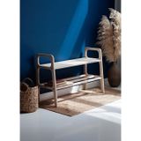 Woodesk Mirage, Masif Ahşap, Ayakkabılık Ve Raf Sistemi, 100X65, Natural Renk, Cpt4727-100