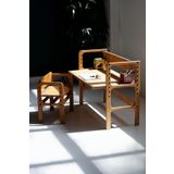 Woodesk Nido, Montessori Ahşap Çocuk Masa Ve Taburesi, 100X74, Cpt4772-100