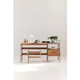 Woodesk Nordik Ahşap Çalışma Masası 180X60 Tik Renk Cpt4629-180