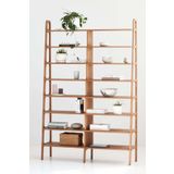 Woodesk Presa, Ahşap Kitaplık Ve Raf Ünitesi, 190X140, Tik Renk, Cpt4765-190