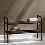 Woodesk Rastro, Ahşap, Ayakkabılık Ve Raf Sistemi, 100X65, Siyah Renk, Cpt4731-100