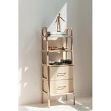 Woodesk Stanza, Ahşap, 140X50, Natural Renk, Kitaplık Ve Raf Ünitesi, Cpt4677-50