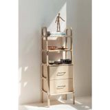Woodesk Stanza Masif Ahşap, 140X50, Natural Renk, Kitaplık Ve Raf Ünitesi, Cpt4677-50