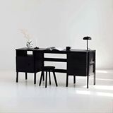 Woodesk Terra Ahşap Çalışma Masası 180X60 Siyah Renk Cpt4640-180