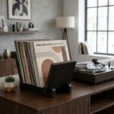 Woodesk Vintra, Plak, Dergi, Gazete, Kitap Için Modüler Raf, Ceviz Renk - 30 x 25