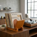 Woodesk Vintra, Plak, Dergi, Gazete, Kitap Için Modüler Raf, Tik Renk - 30 x 25