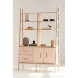 Woodesk Violet, Ahşap Kitaplık Ve Raf Ünitesi, 190X120, Natural Renk, Cpt4766-190
