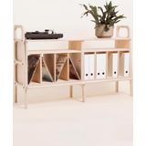 Woodesk Welle Masif Ahşap, Konsol Ve Raf Sistemi, 140X90