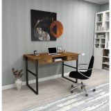 Woodface Allen Doğal Ahşap Ceviz Çalışma Masası